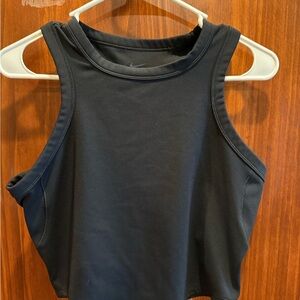 Nike Black High-Neck Crop Tank